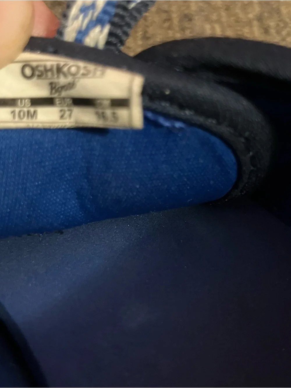 OshKosh B'Gosh Sport Sandals Toddlers Size 10M Matty Blue Closed Toe Shoe unisex